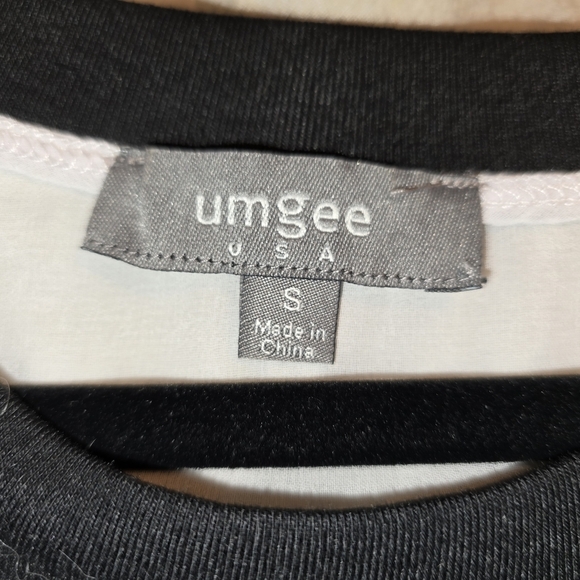 Umgee Graphic Sleeve Sheer Top | Boho Chic | Size S NWOT - Picture 3 of 5